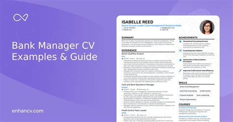 Bank Manager Cv Examples And Guide For 2025