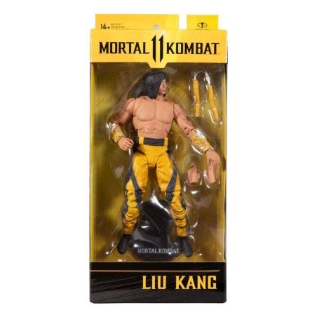 Mortal Kombat Figurine Liu Kang Fighting Abbott Mcfarlane Toys