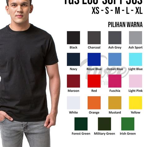 Jual Vqz Kaos Polos Lengan Pendek Cotton Combed S Yarn Spindle Eco