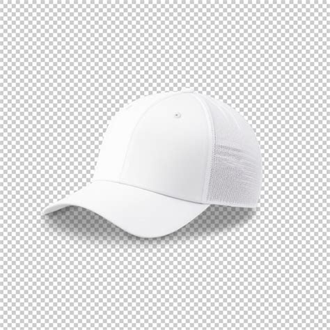 Premium Psd Free Psd Isolated White Cap Without Background