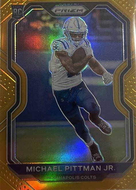 Michael Pittman Jr 2020 Prizm Gold 333 Price Guide Sports Card Investor