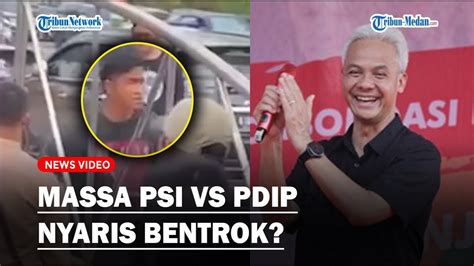 RESPON Ganjar Setelah Massa Berbendera PDIP Provokasi Kaesang Dan PSI