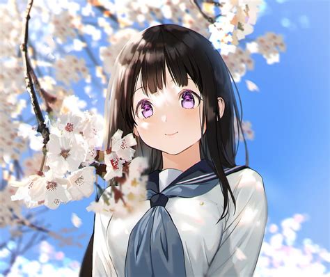 Anime Eru Chitanda H Tar Oreki Hyouka Hd Wallpaper Peakpx