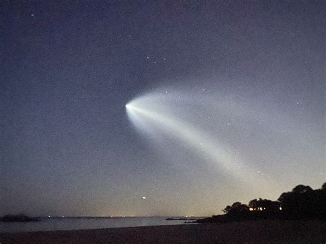 SpaceX Rocket Launch Lights Up North Shore Night Sky | Beverly, MA Patch