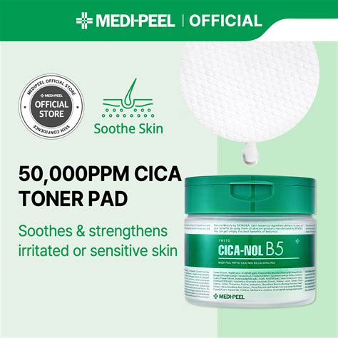 Medipeel Acne Scars Phyto Cicanol B Aha Bha Calming Pad Ml Lazada