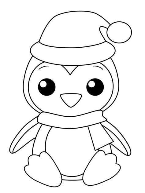 Dibujos de Pingüino para colorear e imprimir ColoringOnly