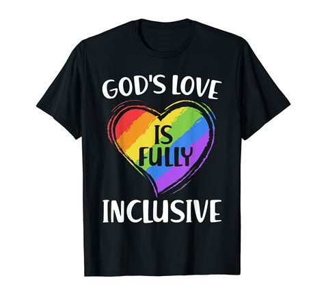 Camiseta Lgbt De Gods Love Is Fully Inclusive Christian Gay Pride