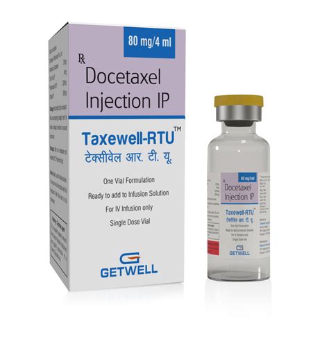 Taxewell RTU Docetaxel Injection Manufacturer In India Getwell Oncology