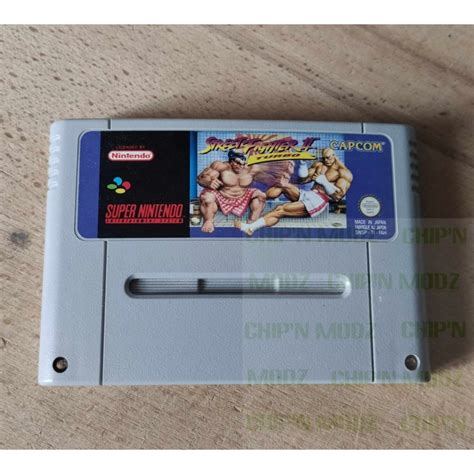 Jeu Retrogaming Street Fighter Ii Turbo Super Nintendo Pal Version