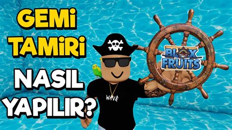 GEMİ TAMİRİ NASIL YAPILIR Roblox Blox Fruit Türkçe WINTER UPDATE