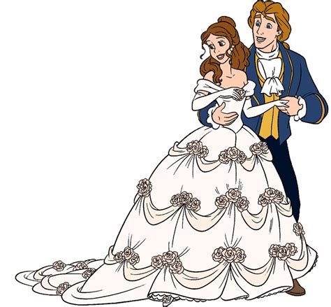 Belle and Prince Adam's Wedding Day