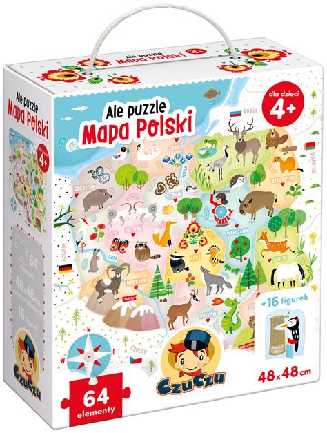 Czuczu Ale Puzzle Mapa Polski Opracowanie Zbiorowe Ksi Ka W Empik