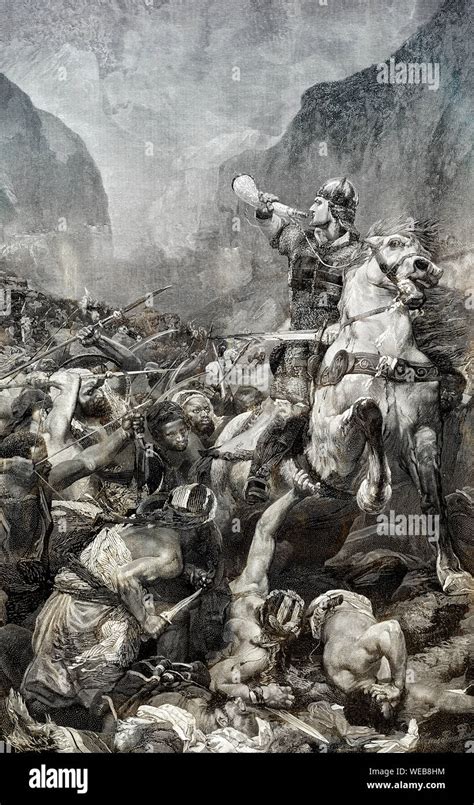 Roland A Frankish Military Leader Under Charlemagne At The Battle Of