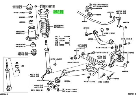 Exploring The Rear Suspension Diagram Of The 2005 Toyota Camry A