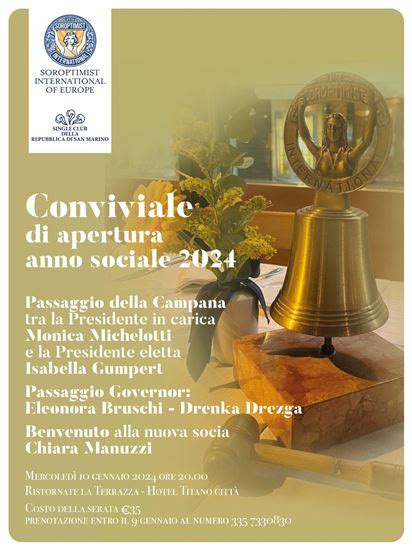 Apertura Anno Sociale E Passaggio Della Campana