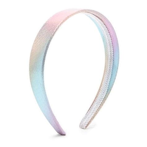 Forever Iridescent Metallic Headband Ars Liked On Polyvore