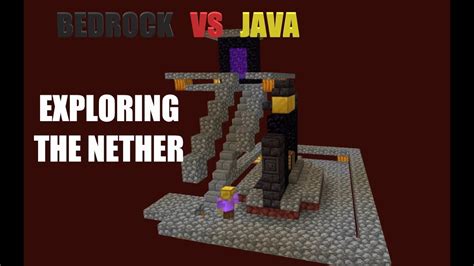 Exploring The Nether In Skyblock Bedrock Vs Java Pt4 YouTube