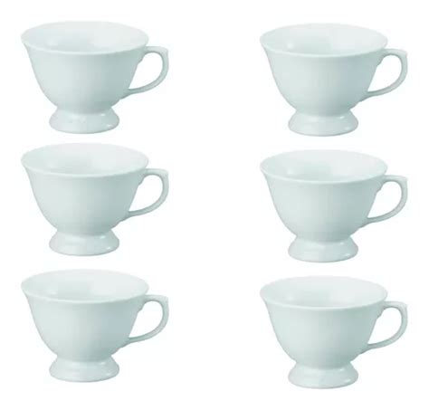 Conjunto De Xícaras Café S Pires 70ml Porcelana Schmidt 6un MercadoLivre