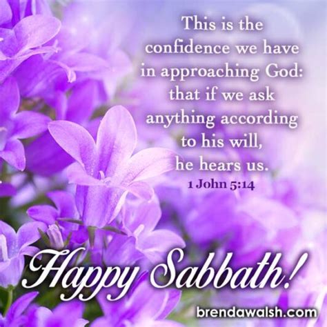 Happy Sabbath Brenda Walsh Scripture Images