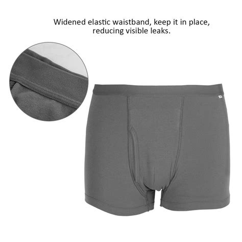 Anggrek Cotton Breathable Washable Reusable Incontinence Underwear For Men Incontinence