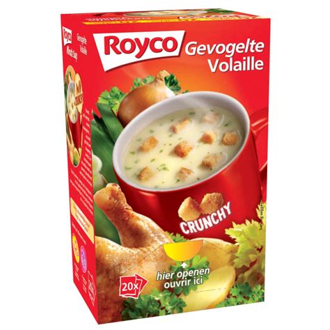 Royco Minute Soup Gevogelte Met Croutons Pak Van Zakjes Kopen