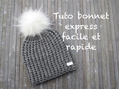 TUTO BONNET EXPRESS AU CROCHET FACILE Easy Hat Crochet GORRO PUNTO