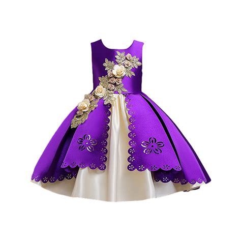 Rbaofujie Girls Dresses Sundresses For Girls Party Bubble Sleeve Dress