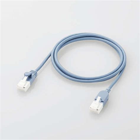 エレコム Ld Gpatsw Wh30 Lanケーブル Cat6a 準拠 3m スリム スイングコネクタ 高速 10gbps ストレート 爪