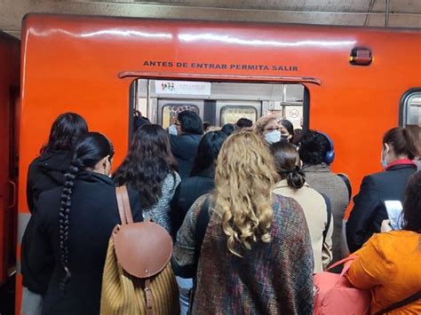 L Nea Del Metro Cdmx Reportan Retrasos De Hasta Minutos