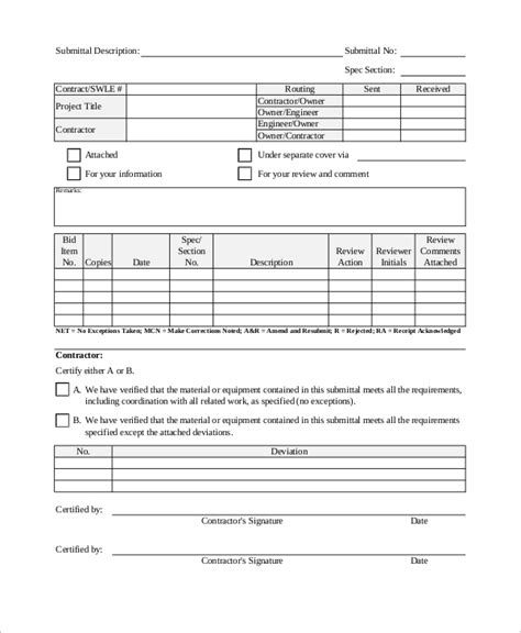 Transmittal Slip Template HQ Printable Documents