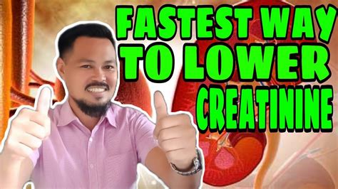 Paano Pababain Ng Mabilis Ang Creatinine Sa Natural Na Paraan Youtube