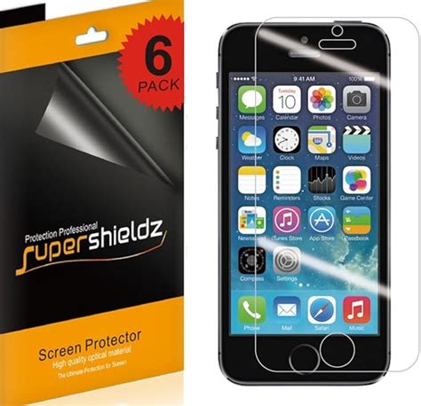 Amazon Supershieldz 6 Pack Designed For IPhone SE 1st Gen 2016