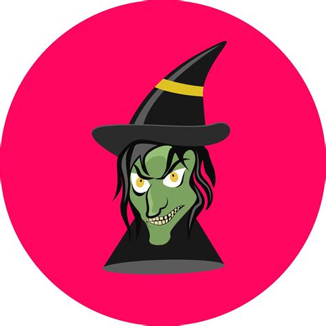 bruja fea ilustracion vector sobre fondo blanco  vector en