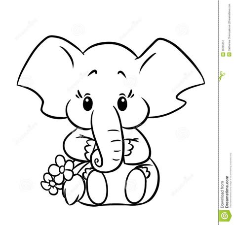 De 25 Bedste Idéer Inden For Easy Elephant Drawing På Pinterest