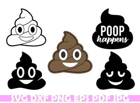 Poop Svg Poop Emoji Svg Etsy