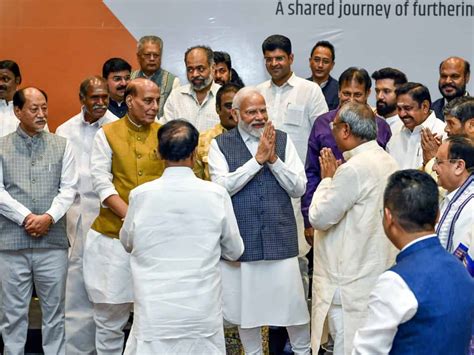 Nda Allies Adopt Resolution To Contest 2024 Ls Polls Under Pm Modis