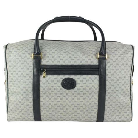 Rare Gucci Limited Edition Green Crocodile Skin Leather Weekend Travel Bag For Sale At 1stdibs