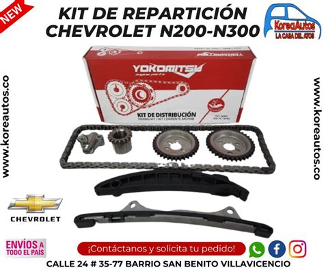 KIT DE REPARTICION CHEVROLET N200 N300 KOREAUTOS