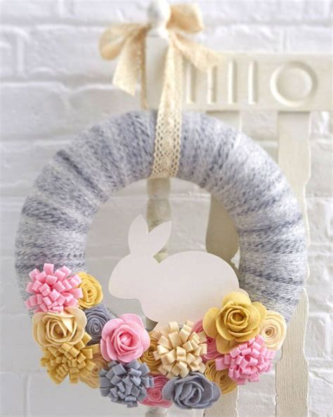 Diy Easter Decorations 17 Ideas How To Make A Cute Easter Door Wreath