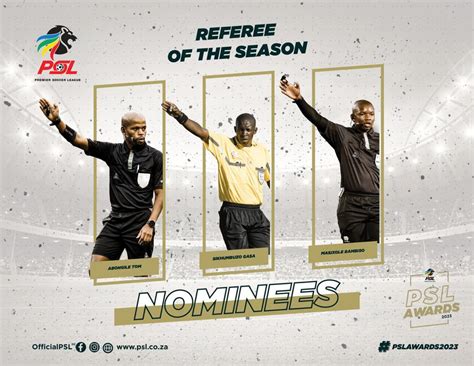 Official PSL On Twitter PSLAwards2023 Referee Of The Season Nominees