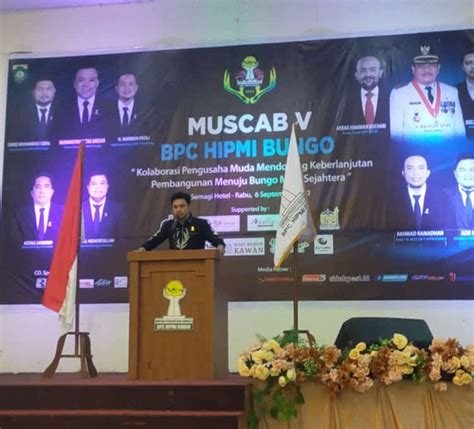 Muscab V Bpc Hipmi Bungo Berlangsung Megah Dan Sukses Satu Jalur Media