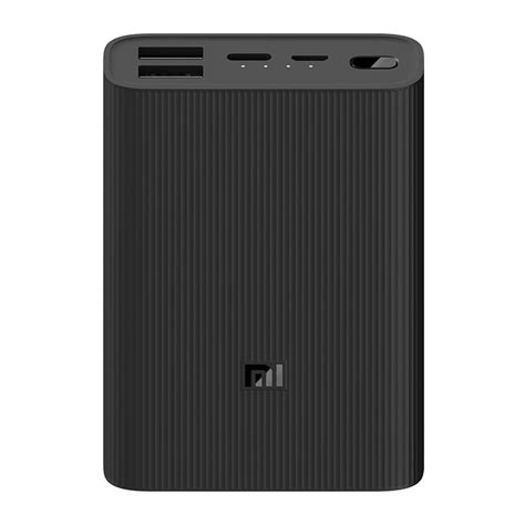 Xiaomi 10000mAh Mi Power Bank 3 Ultra Compact Black Showspace