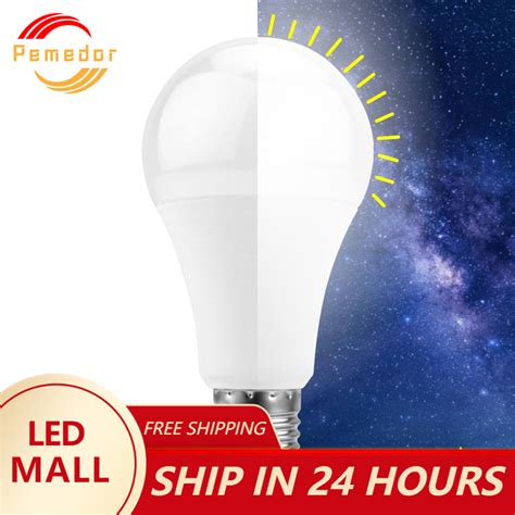 Power Saving LED Dusk To Dawn Sensor Light Bulb E27 5W 7W 9W AC 110V