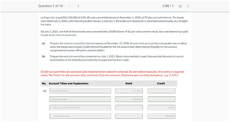 Solved Question Of Larkspur Inc Issued Chegg