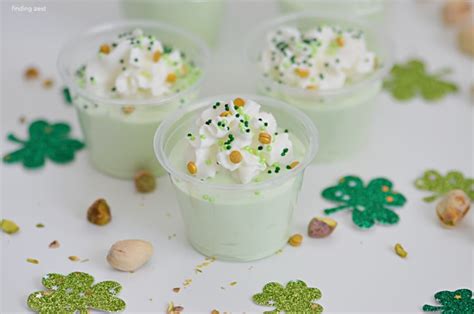 Pistachio Pudding Shots Finding Zest