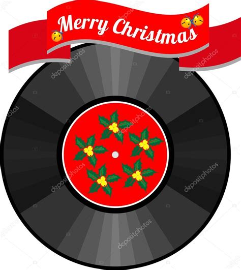 Christmas Vinyl Record — Stock Vector © Marrishuannna 29115683