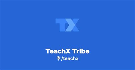 Teachx Tribe Instagram Facebook Tiktok Twitch Linktree