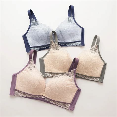 989 Front Opening Breastfeeding Bra Cotton Maternity Bra For Plus Size