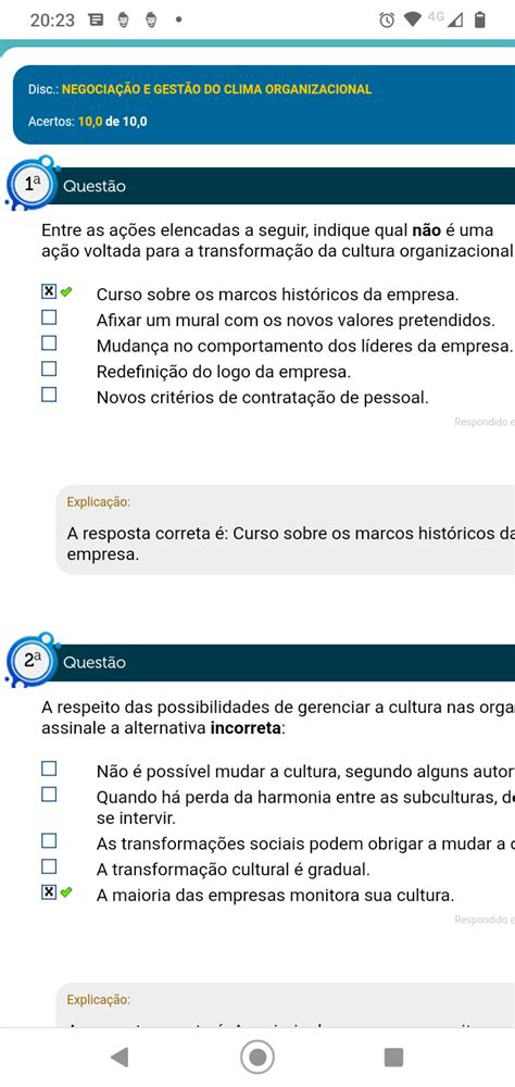 Exerc Cio Negocia O E Gest O Do Clima Organizacional