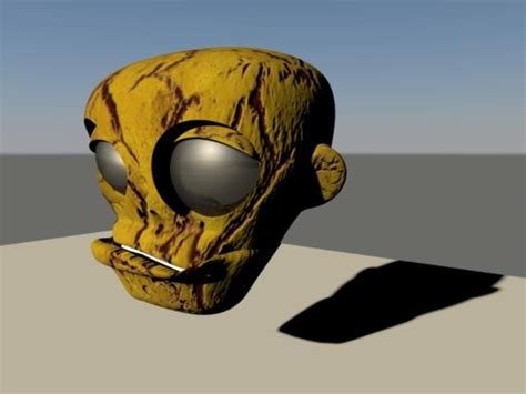 Ser De Lodo Head Maya Autodesk D Words Maya Skull Maya